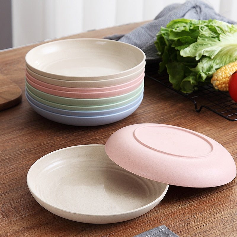 Unbreakable Wheat Straw Dinner Plates (set of 4) - goosavvy.com