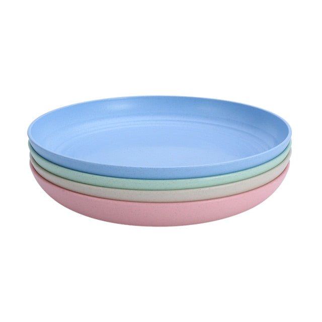 Unbreakable Wheat Straw Dinner Plates (set of 4) - goosavvy.com