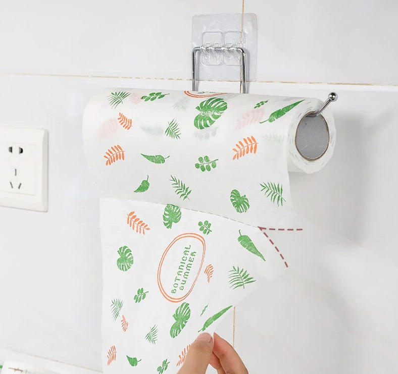 Reusable Bamboo Paper Towels (1 roll of 50 sheets)