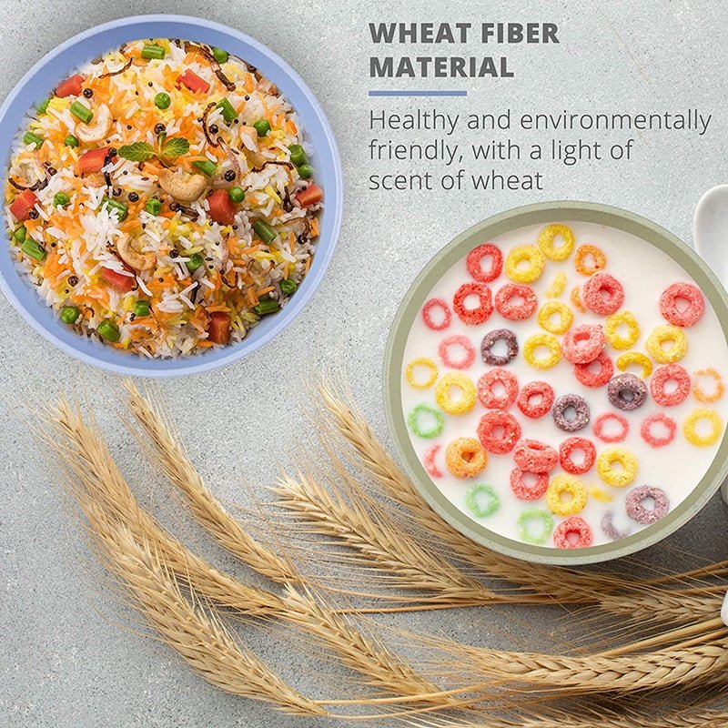 Wheat Straw Breakfast or Salad Bowls (set of 4) - goosavvy.com