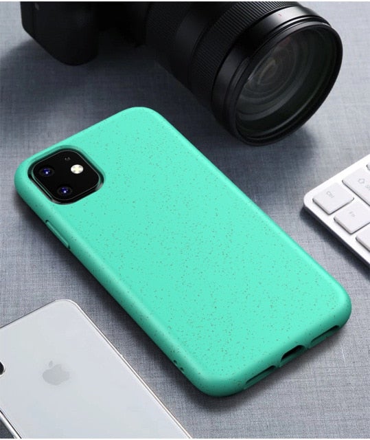 Wheat Straw Case for iPhone | Multiple Colors Solid Matted Finish | Compostable and Biodegradable Phone Cases - goosavvy.com