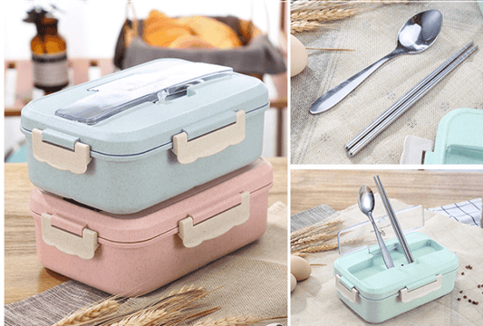 Wheat Straw School / Office Lunch Box - goosavvy.com