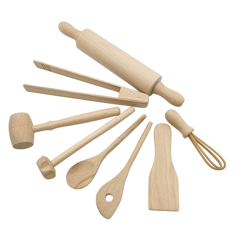 Wooden Toy Kitchen Play Set - goosavvy.com